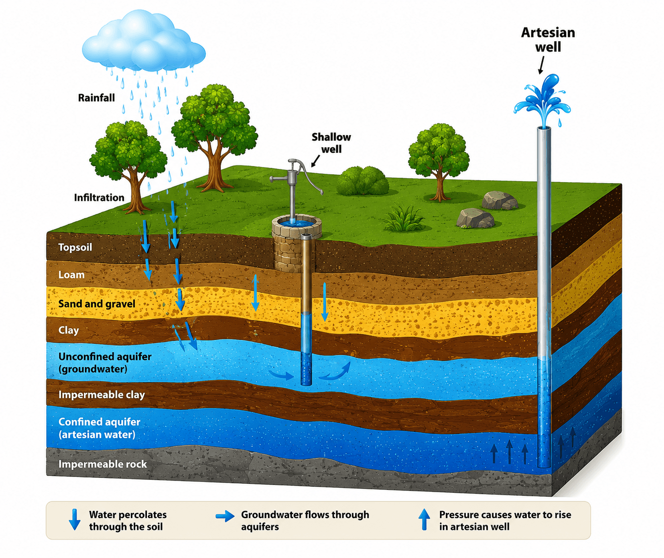 Electro-seismology groundwater survey process